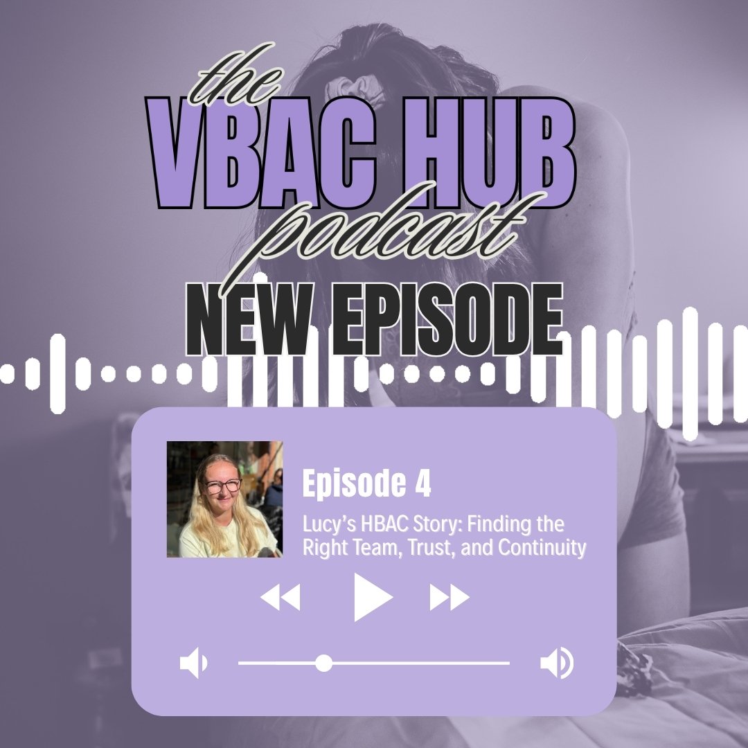 The VBAC Hub podcast episode 4 artwork